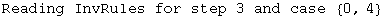 Reading InvRules for step 3 and case  {0, 4}