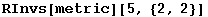 RInvs[metric][5, {2, 2}]