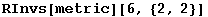 RInvs[metric][6, {2, 2}]