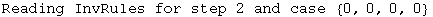 Reading InvRules for step 2 and case  {0, 0, 0, 0}