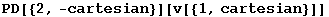 PD[{2, -cartesian}][v[{1, cartesian}]]