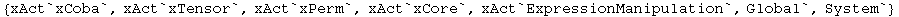 {xAct`xCoba`, xAct`xTensor`, xAct`xPerm`, xAct`xCore`, xAct`ExpressionManipulation`, Global`, System`}