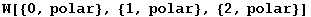 W[{0, polar}, {1, polar}, {2, polar}]