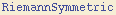 RiemannSymmetric