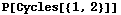 P[Cycles[{1, 2}]]