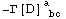 -Γ[D] _ ( bc)^a  