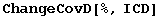 ChangeCovD[%, ICD]