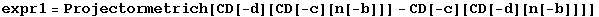 expr1 = Projectormetrich[CD[-d][CD[-c][n[-b]]] - CD[-c][CD[-d][n[-b]]]]