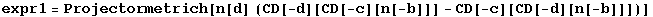 expr1 = Projectormetrich[n[d] (CD[-d][CD[-c][n[-b]]] - CD[-c][CD[-d][n[-b]]])]