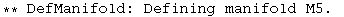 ** DefManifold: Defining manifold M5. 