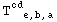 T_ (  e, b, a)^cd     